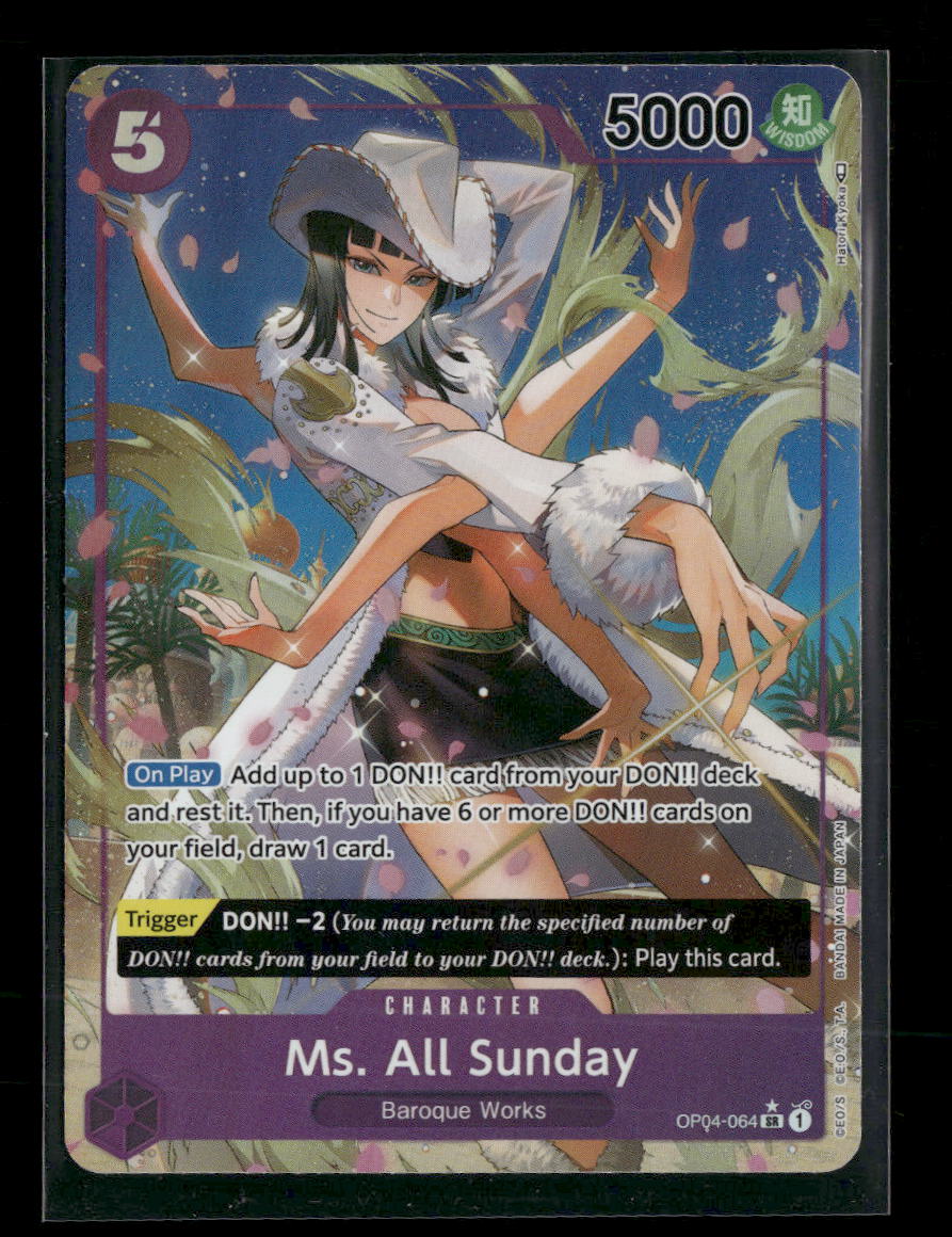 Kingdoms of Intrigue Ms. All Sunday (Alternate Art) #OP04-064
