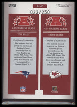 2006 Playoff Prestige League Leaders Jerseys Tom Brady / Trent Green #/250 #LL-2