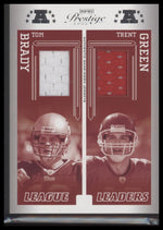2006 Playoff Prestige League Leaders Jerseys Tom Brady / Trent Green #/250 #LL-2