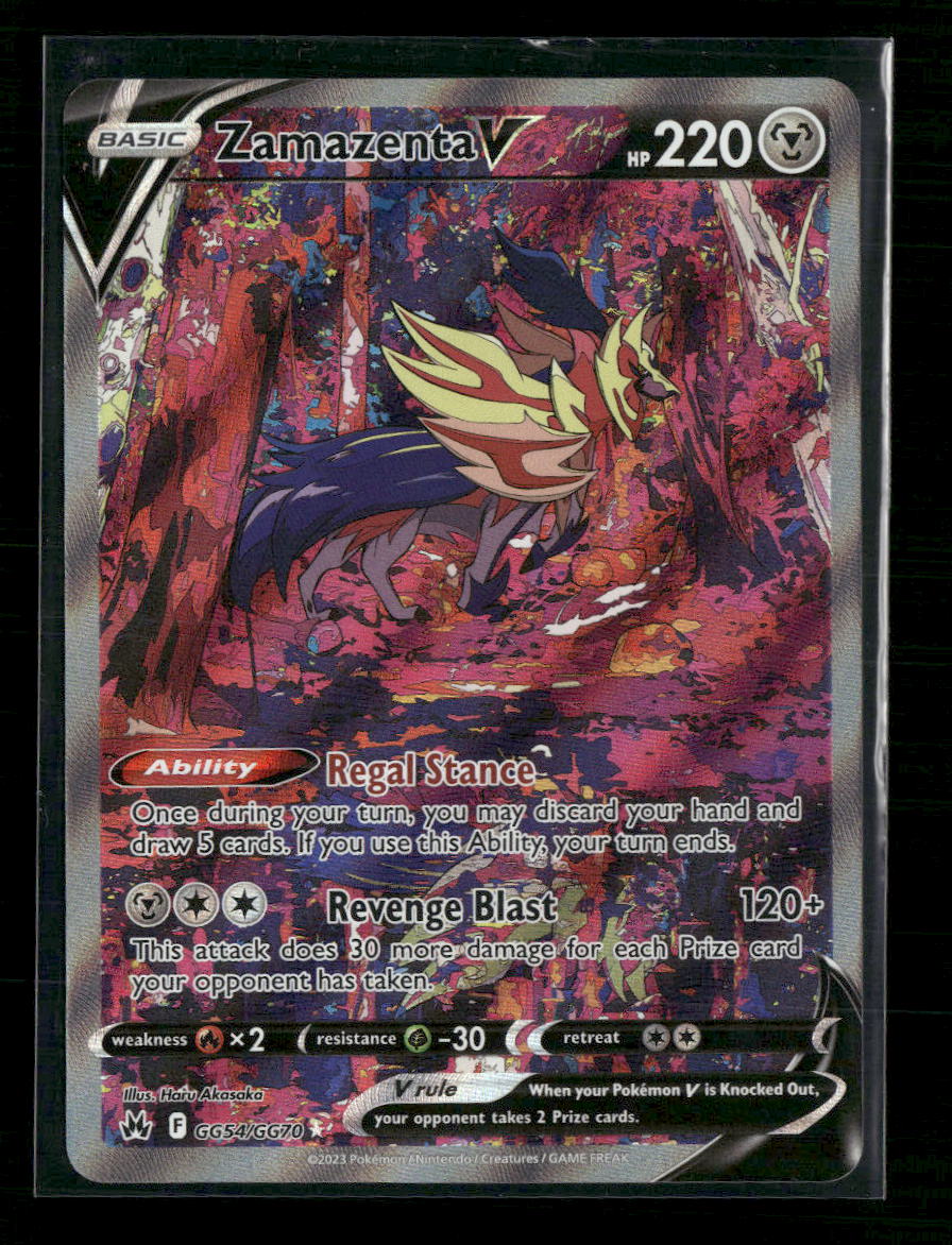 Crown Zenith: Galarian Gallery Zamazenta V #GG54/GG70