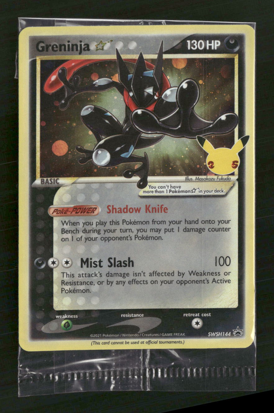 SWSH: Sword & Shield Promo Cards Greninja Star #SWSH144 Sealed