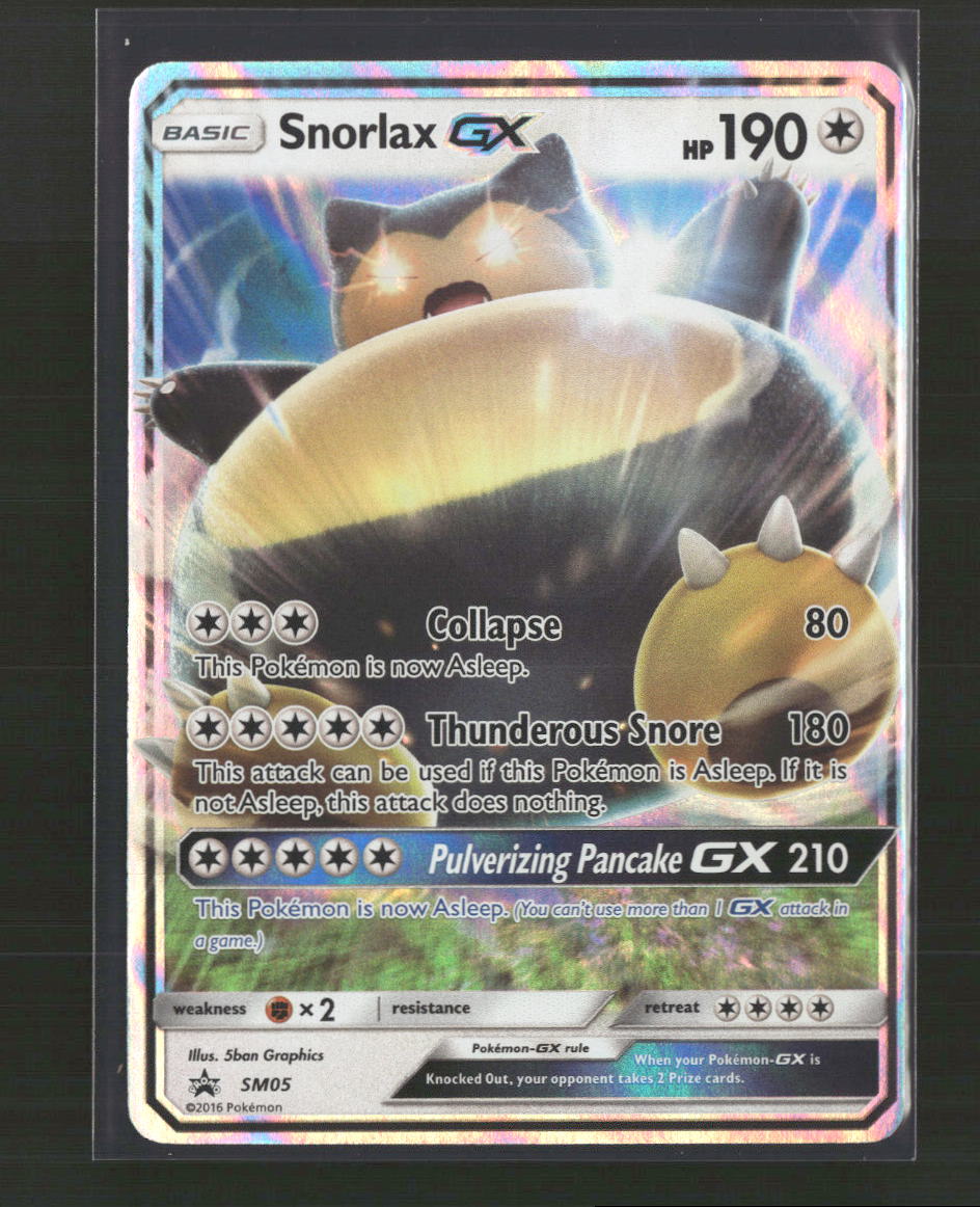 SM Promos Snorlax GX #SM05