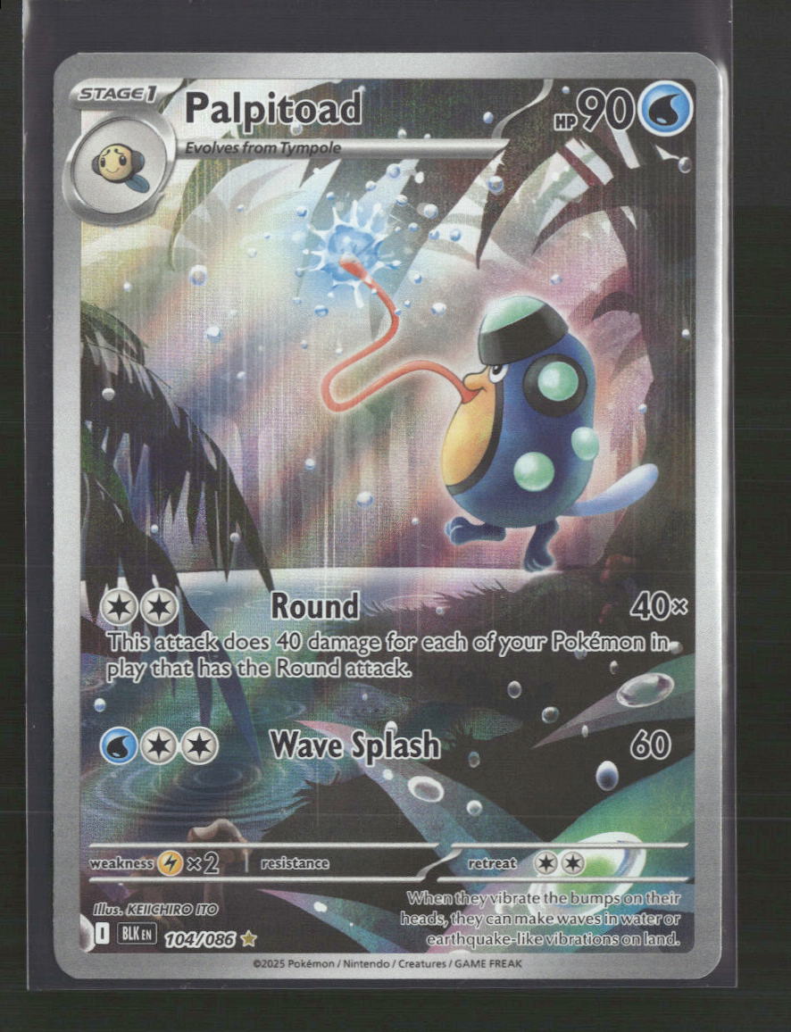 SV: Black Bolt Palpitoad #104/086