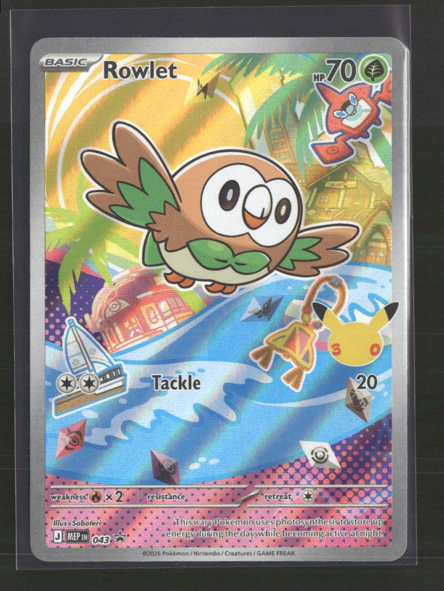 ME: Mega Evolution Promo Rowlet #043