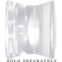 Clear White Acrylic Wish on a Star Saddle Plug 2G to 20mm