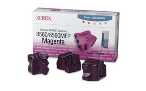 New, Pre-Owned - Xerox Phaser 8560 Magenta Solid Ink Pack (3 Sticks) 108R00724