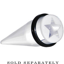 5/8 Clear White Acrylic Wish on a Star Taper