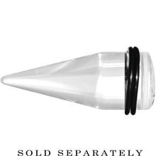 20mm Clear White Acrylic Set Sail Nautical Anchor Taper