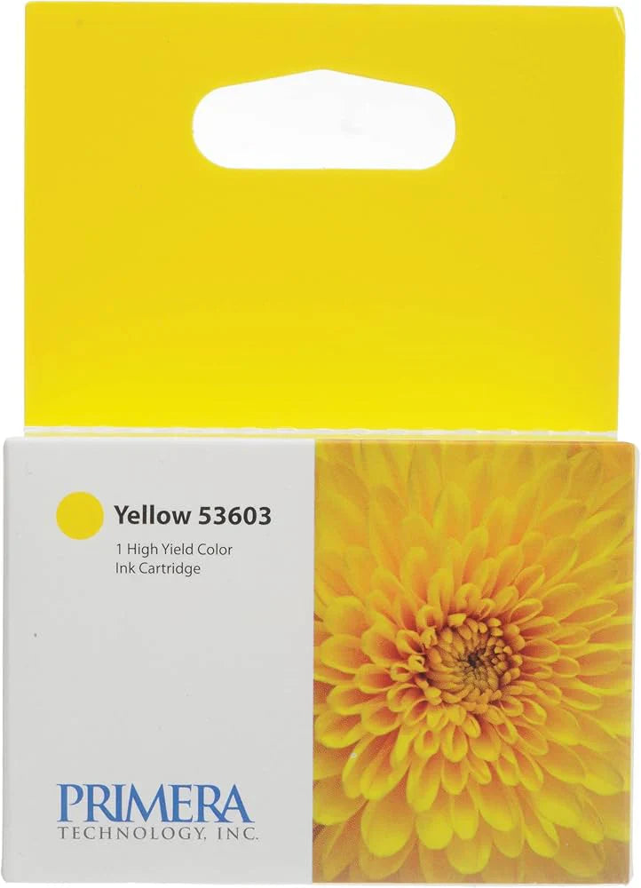 New, Pre-Owned - Primera Bravo 4100 Series High-Yield Yellow Ink Cartridge, 53603