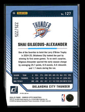 2024-25 Donruss Optic Orange Shock Shai Gilgeous-Alexander #225/225 #127