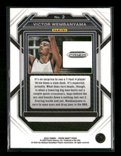 2023 Panini Prizm Draft Picks Victor Wembanyama #2