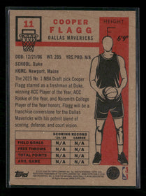 2025-26 Topps Living Cooper Flagg #11