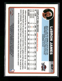 2006-07 Topps Chrome Refractors LeBron James #67