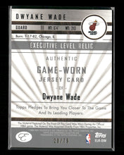 2006-07 Bowman Executive Level Relics Blue Dwyane Wade #/79 #ELR-DW