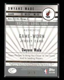 2006-07 Bowman Executive Level Relics Blue Dwyane Wade #/79 #ELR-DW