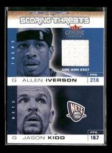 2003-04 Fleer Genuine Insider Scoring Threats Allen Iverson / Jason Kidd #ST-AI