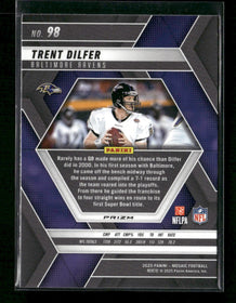 2025 Panini Mosaic Honeycomb Trent Dilfer #98