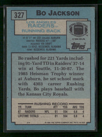 1988 Topps Bo Jackson Rookie #327