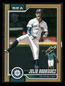 2026 Topps Hidden Mascots Gold #'d/50 Julio Rodriguez #146