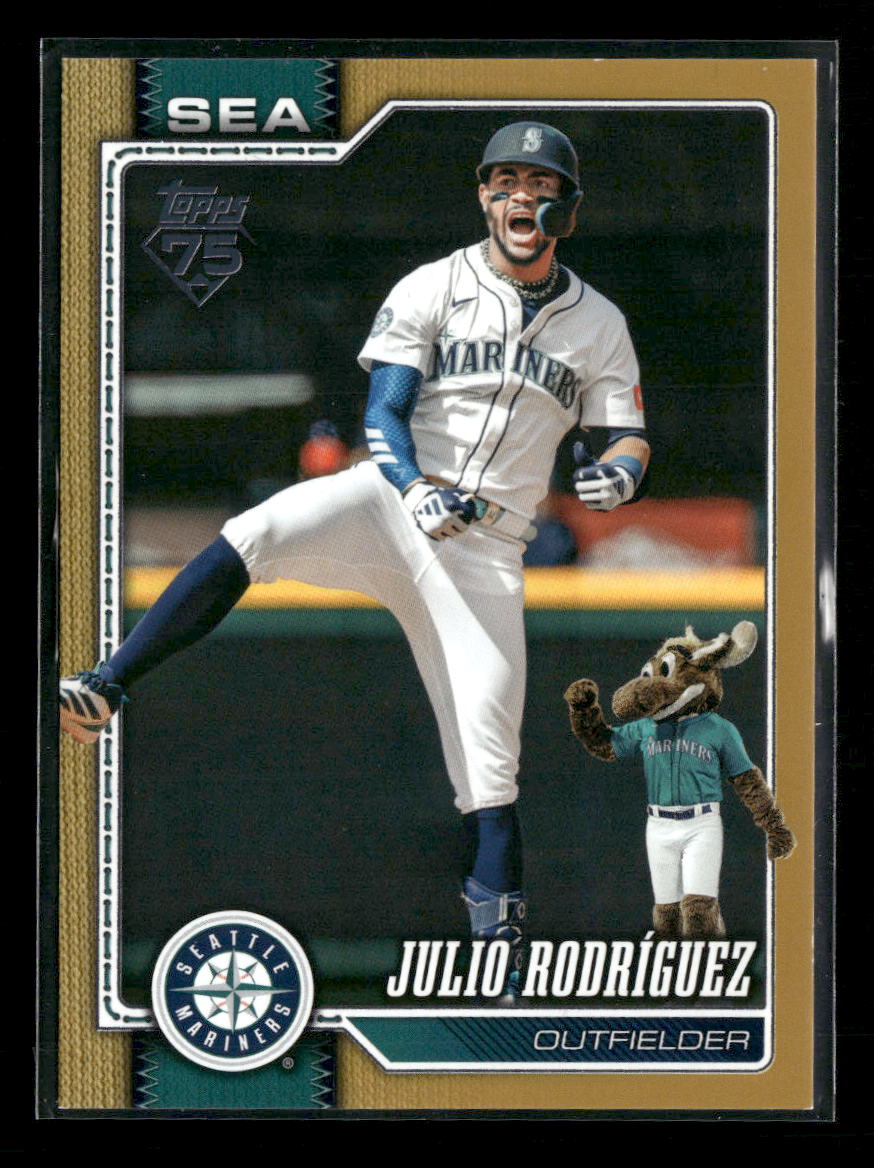 2026 Topps Hidden Mascots Gold #'d/50 Julio Rodriguez #146