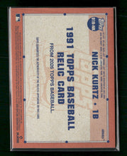 2026 Topps 1991 Topps Baseball 35th Anniversary Relics Nick Kurtz #91R-NK