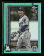 2025 Topps Update Aqua Holo Foil Hyeseong Kim #US312