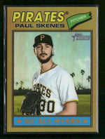 2026 Topps Heritage Chrome Gold Refractors Paul Skenes #/50 #33