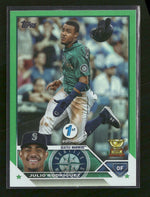 2023 Topps 1st Edition Green Foil Julio Rodríguez #/150 #330
