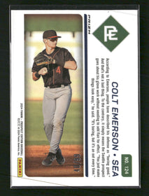 2024 Panini Prospect Edition Green Ice Holo Colt Emerson #/99 #124