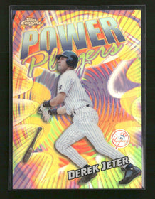 2000 Topps Chrome Power Players Refractors Derek Jeter #P20