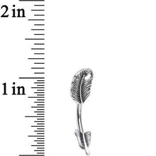 Freely Floating Feather Belly Ring