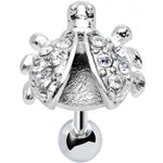 Clear Gem Lovely Ladybug Tragus Cartilage Earring