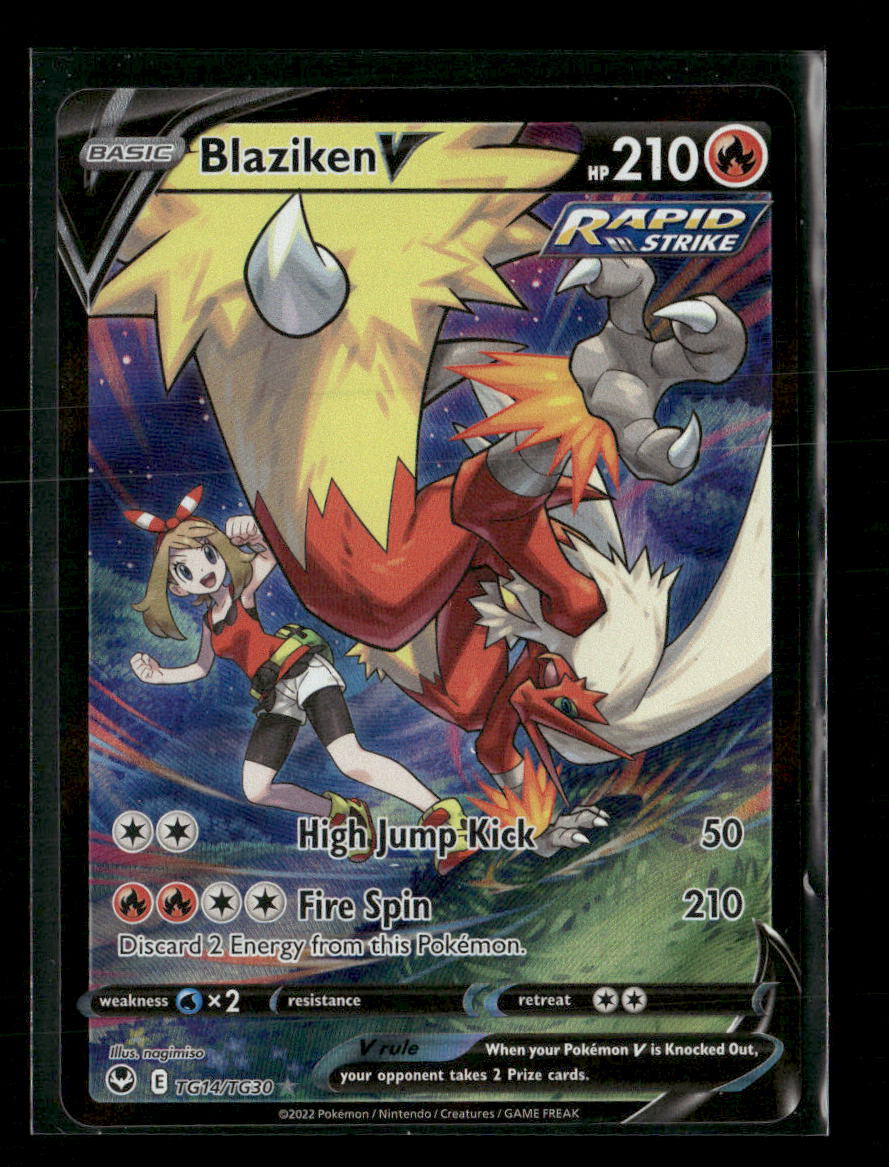 SWSH12: Silver Tempest Trainer Gallery Blaziken V #TG14/TG30