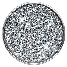 4G Stainless Steel Silver Sugar Glitter Screw Fit Plug