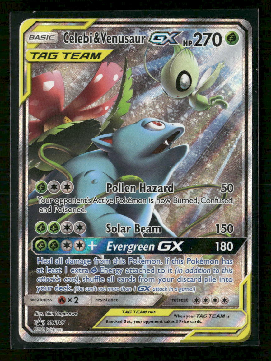 SM Promos Celebi & Venusaur GX #SM167