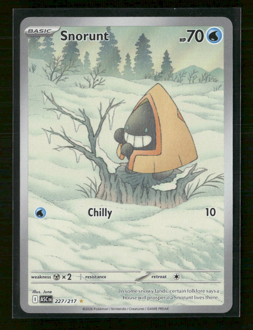 ME: Ascended Heroes Snorunt #227/217