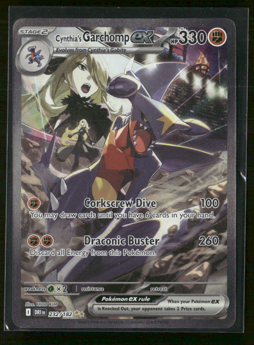 SV10: Destined Rivals Cynthia's Garchomp ex #232/182