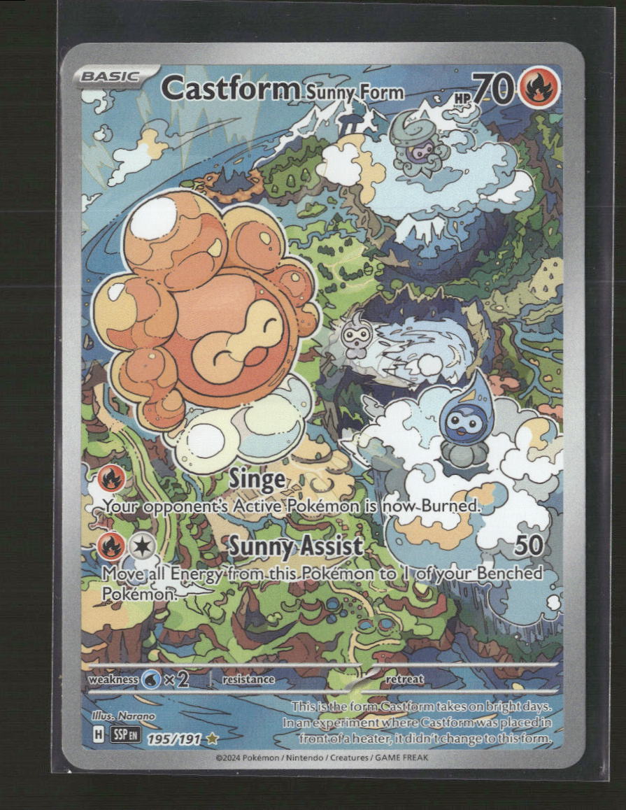 SV08: Surging Sparks Castform Sunny Form #195/191