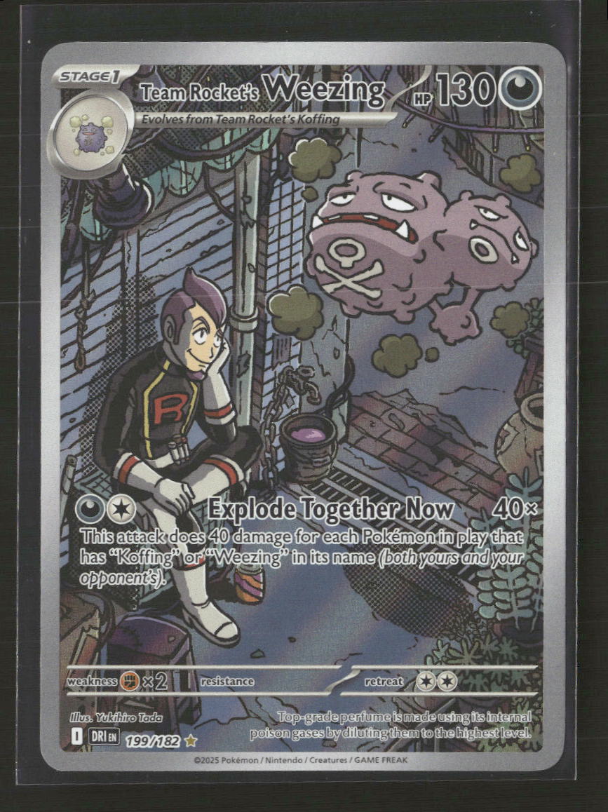 SV10: Destined Rivals Team Rocket's Weezing #199/182