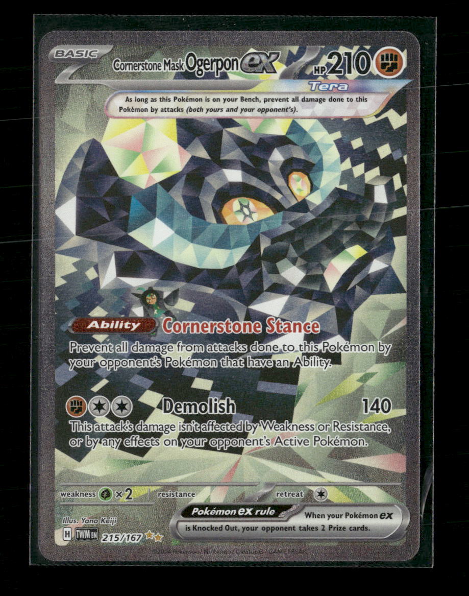 SV06: Twilight Masquerade Cornerstone Mask Ogerpon ex #215/167