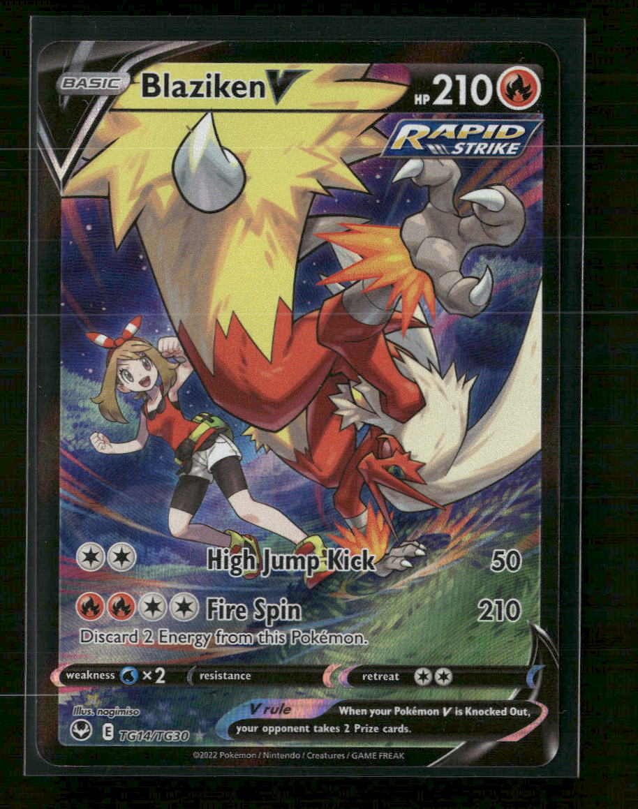 SWSH12: Silver Tempest Trainer Gallery Blaziken V #TG14/TG30