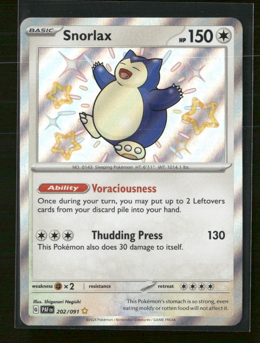 SV: Paldean Fates Snorlax #202/091