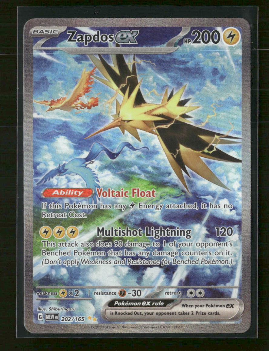 SV: Scarlet & Violet 151 Zapdos ex #202/165