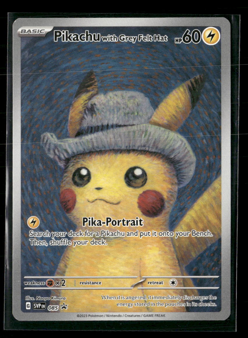 SV: Scarlet & Violet Promo Cards Pikachu with Grey Felt Hat #085