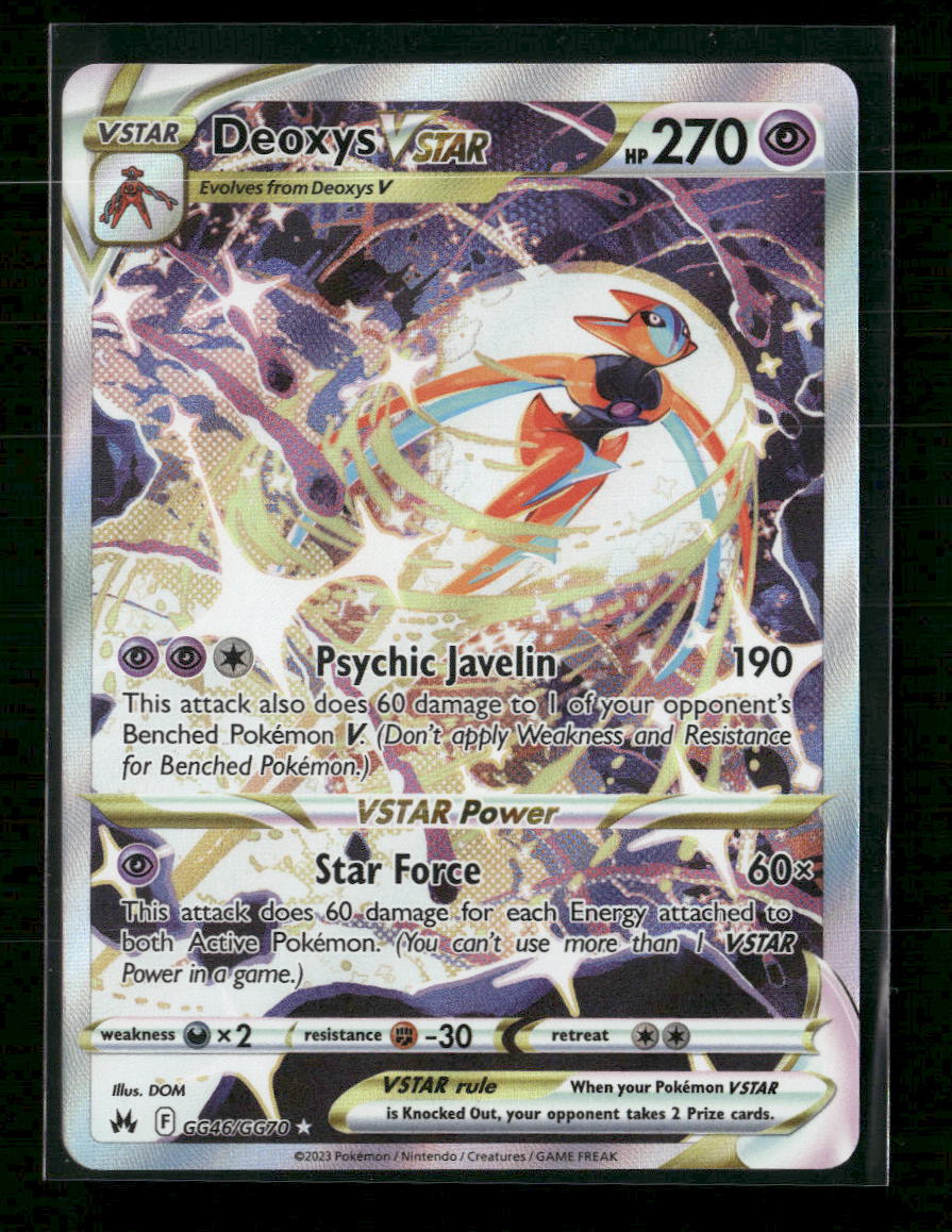 Crown Zenith: Galarian Gallery Deoxys VSTAR #GG46/GG70