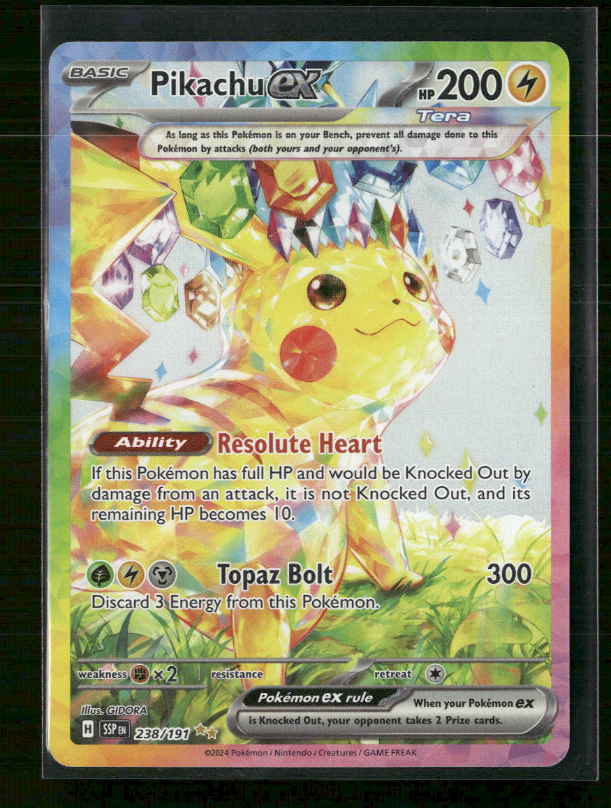 SV08: Surging Sparks Pikachu ex #238/191