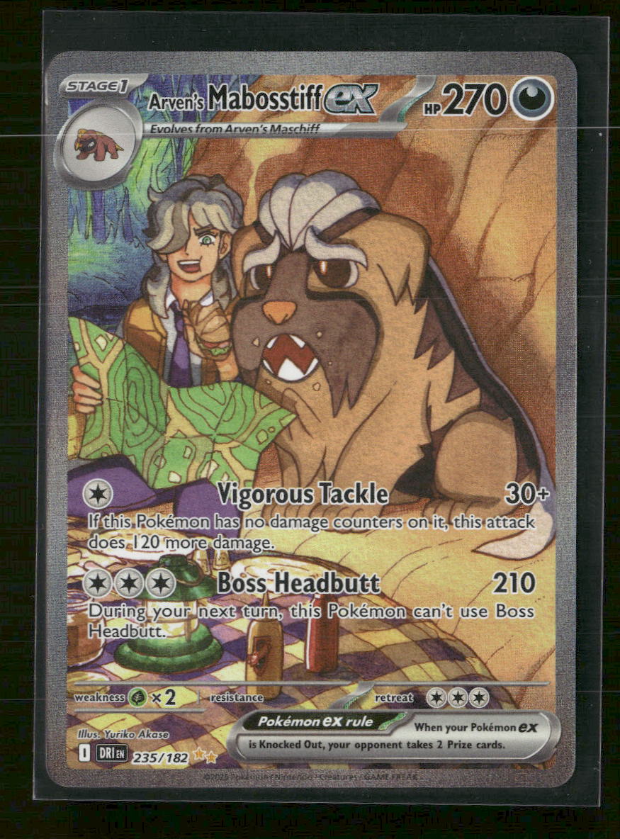 SV10: Destined Rivals Arven's Mabosstiff ex #235/182