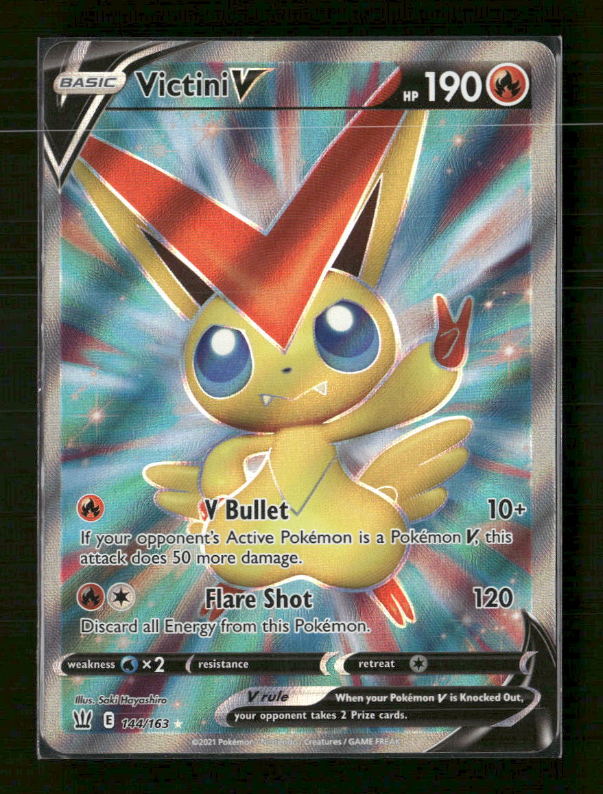 SWSH05: Battle Styles Victini V (Full Art) #144/163