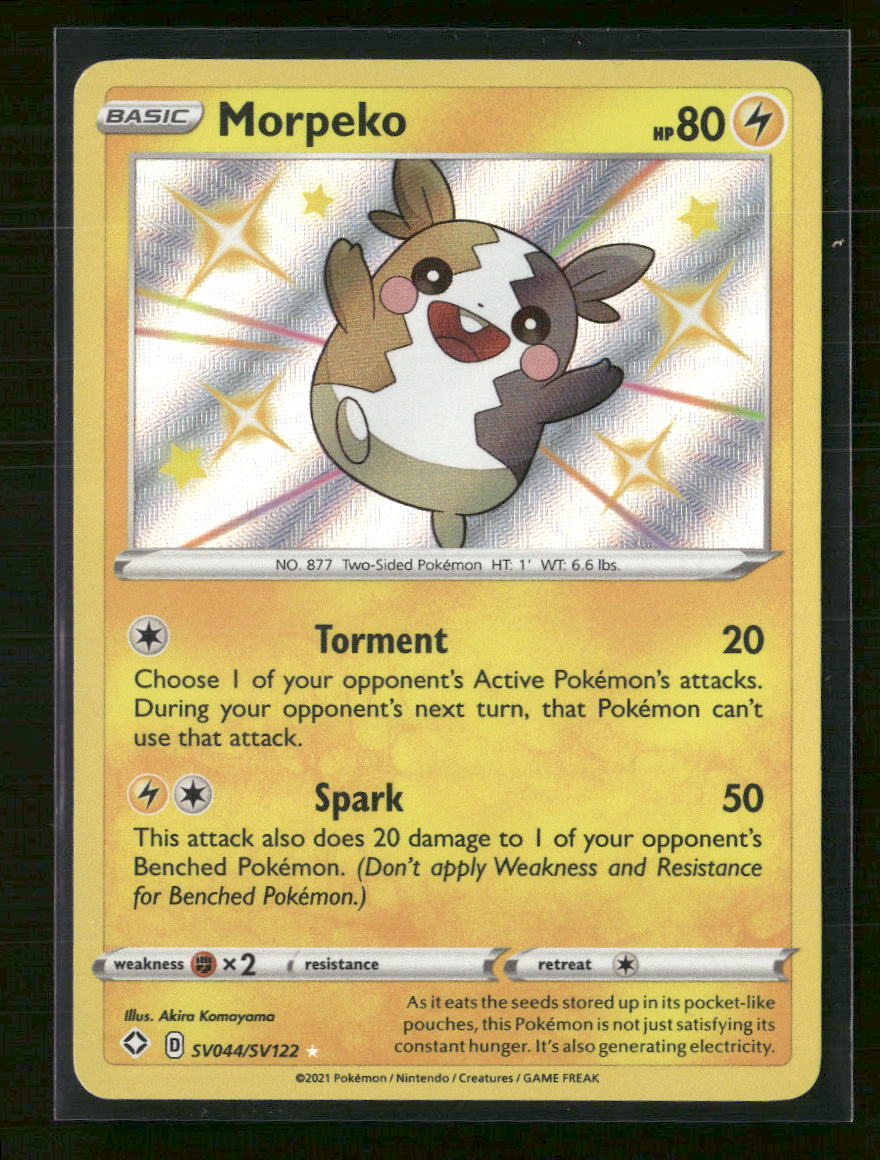 Shining Fates: Shiny Vault Morpeko #SV044/SV122