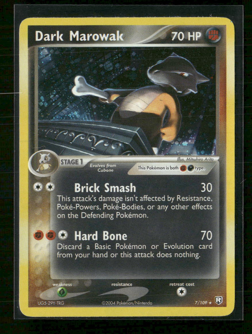 Deck Exclusives Dark Marowak #007/109